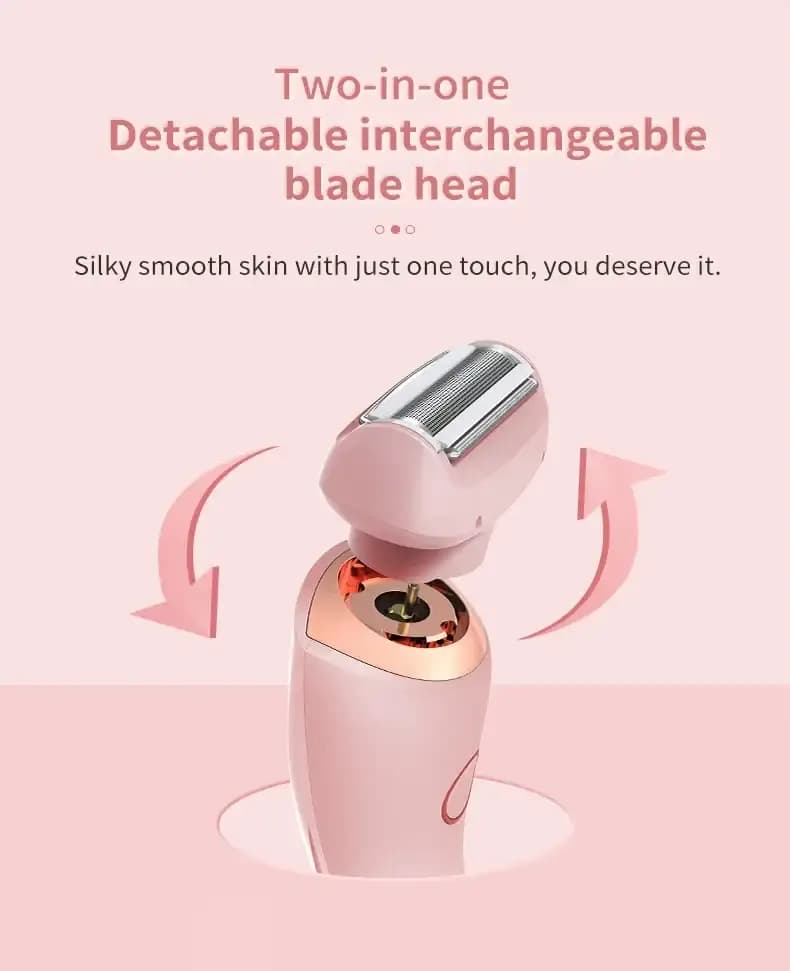 2 in 1 Rechargeable Hair remover for Women 3